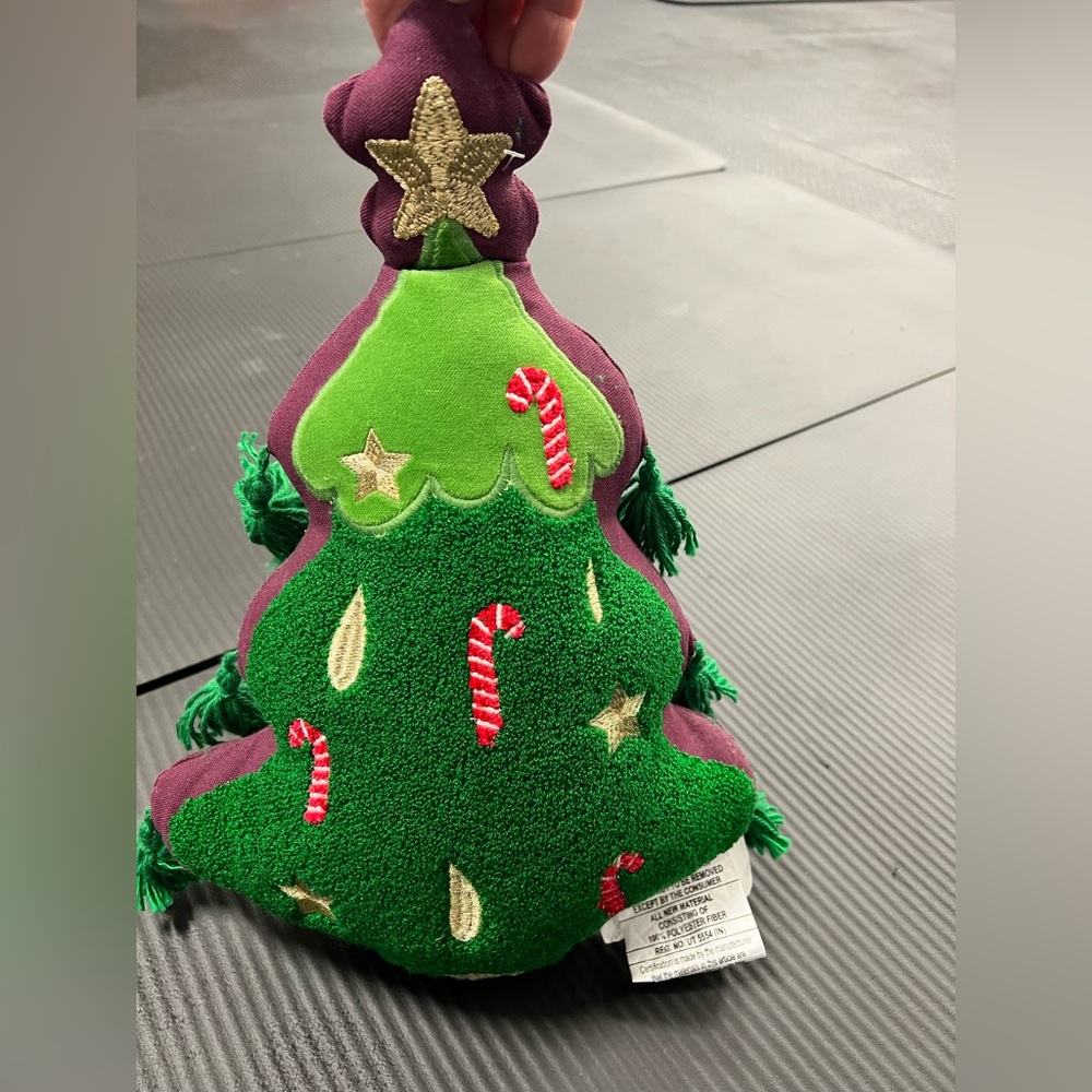 Festive Christmas Tree Plush pillow